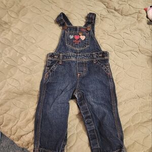 Oshkosh Girls Overalls 9 Months
